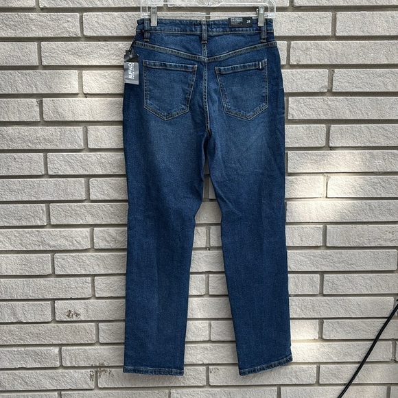 Buffalo David Bitton Brooke High Rise Slim Straight Distressed Jeans Size 27 - Picture 5 of 9